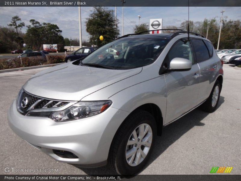 Brilliant Silver / Black 2011 Nissan Murano SV