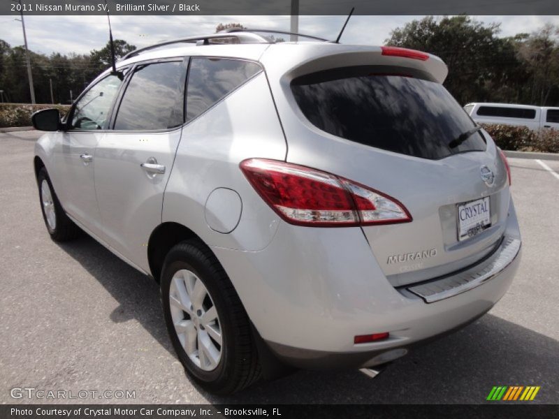Brilliant Silver / Black 2011 Nissan Murano SV
