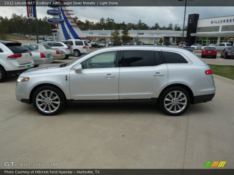 Ingot Silver Metallic / Light Stone 2012 Lincoln MKT EcoBoost AWD