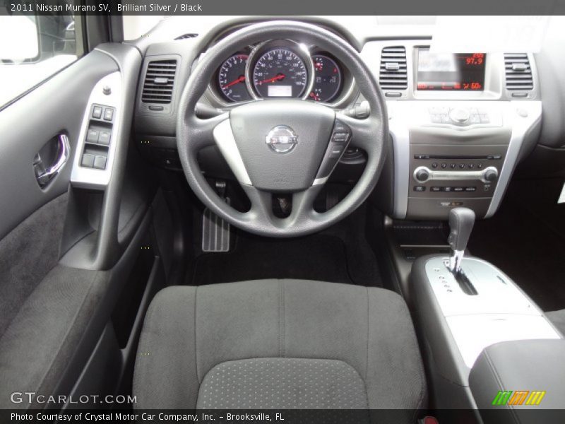 Brilliant Silver / Black 2011 Nissan Murano SV