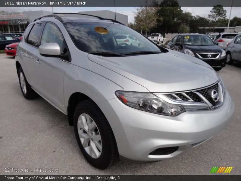 Brilliant Silver / Black 2011 Nissan Murano SV