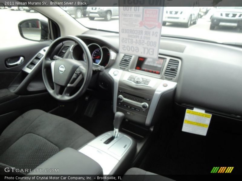 Brilliant Silver / Black 2011 Nissan Murano SV