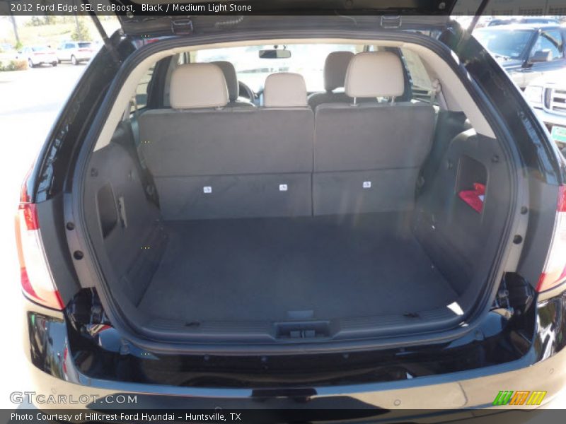 Black / Medium Light Stone 2012 Ford Edge SEL EcoBoost