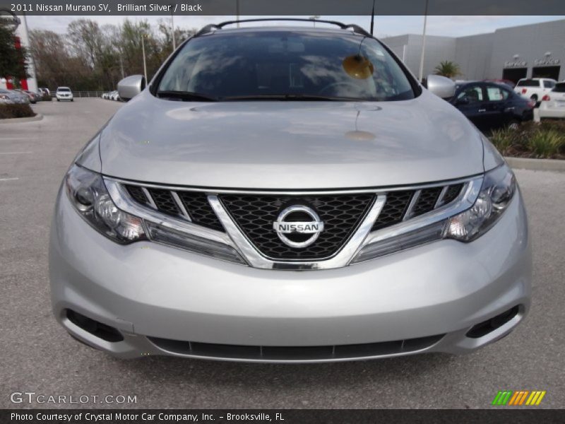 Brilliant Silver / Black 2011 Nissan Murano SV