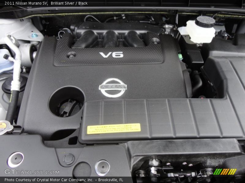 Brilliant Silver / Black 2011 Nissan Murano SV