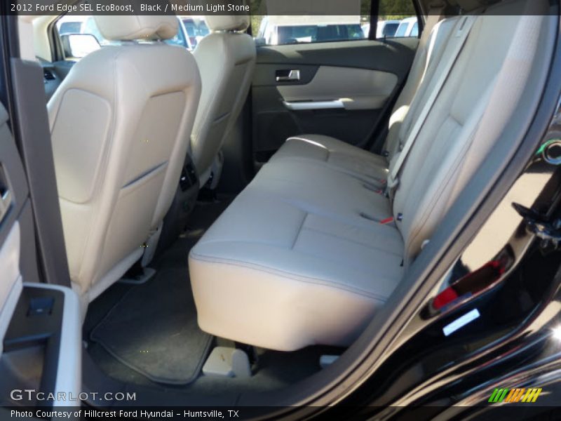 Black / Medium Light Stone 2012 Ford Edge SEL EcoBoost