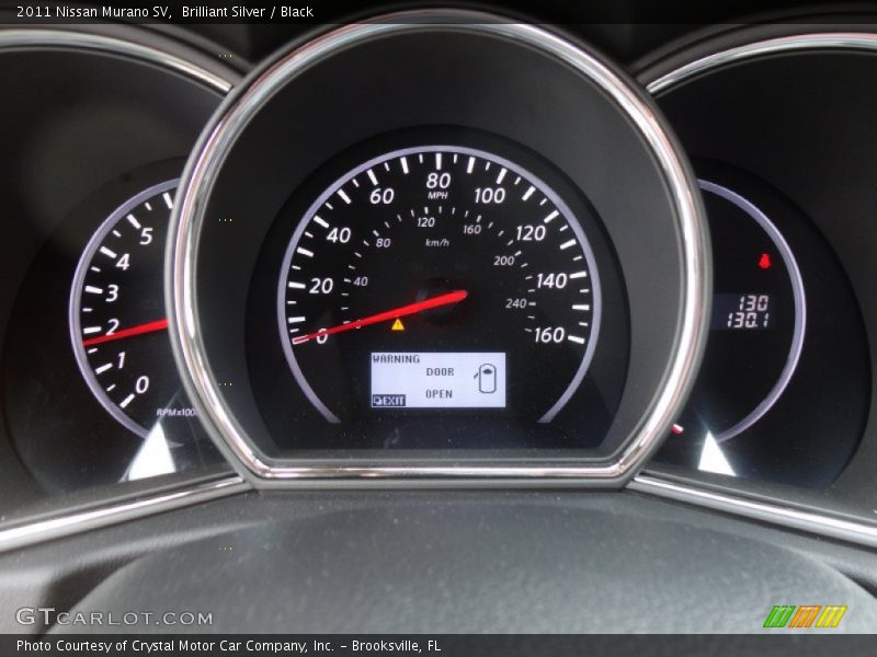 Brilliant Silver / Black 2011 Nissan Murano SV
