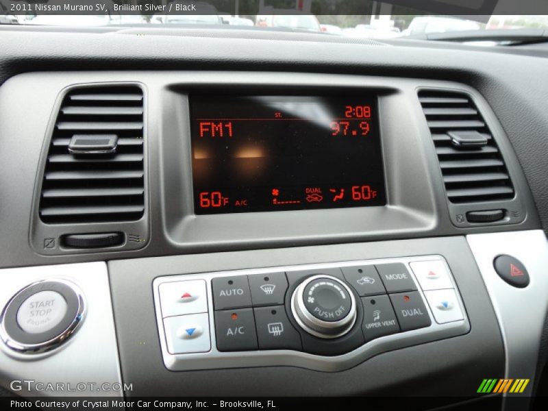 Brilliant Silver / Black 2011 Nissan Murano SV
