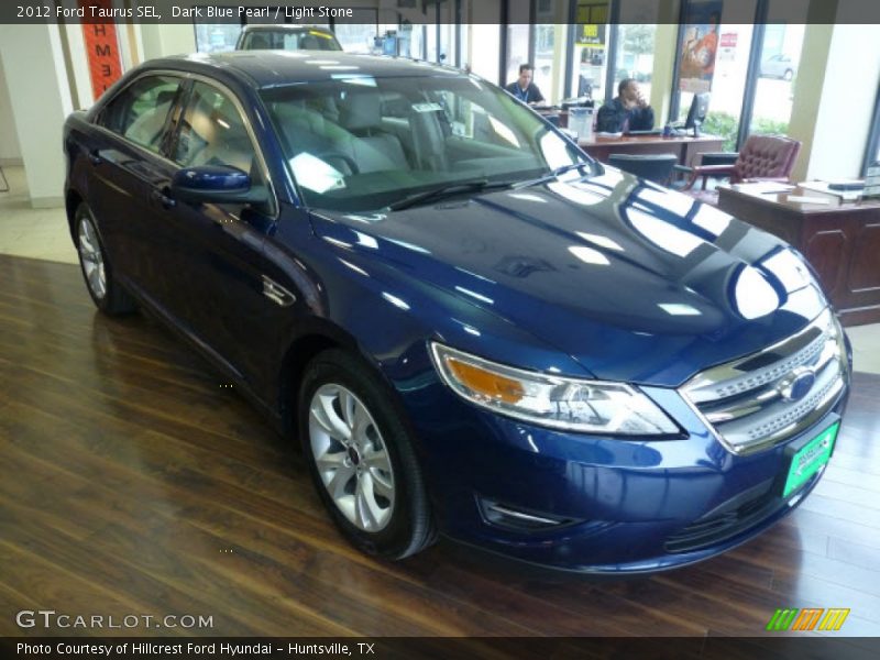 Dark Blue Pearl / Light Stone 2012 Ford Taurus SEL