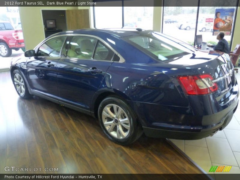 Dark Blue Pearl / Light Stone 2012 Ford Taurus SEL