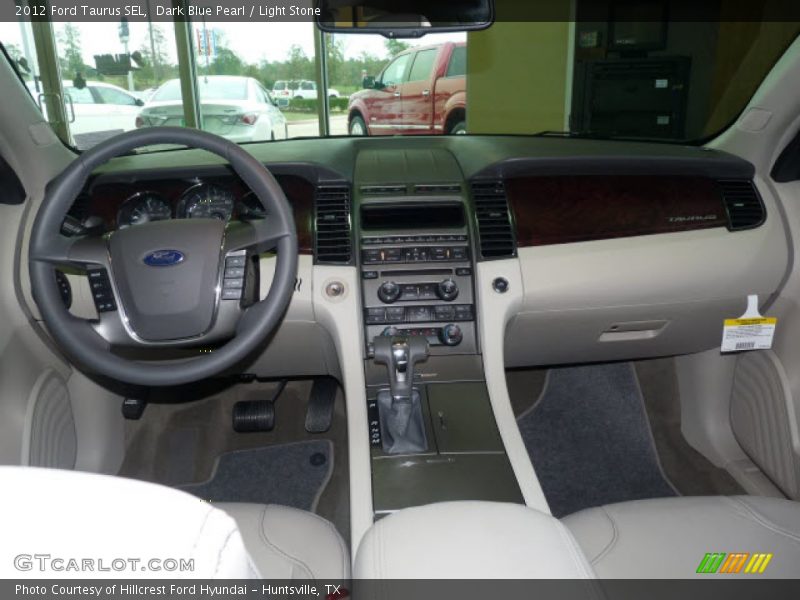 Dark Blue Pearl / Light Stone 2012 Ford Taurus SEL