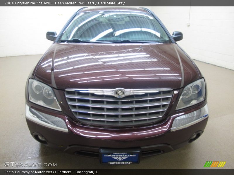 Deep Molten Red Pearl / Dark Slate Gray 2004 Chrysler Pacifica AWD