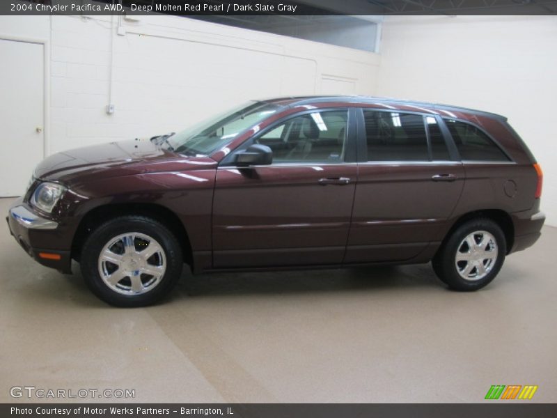 Deep Molten Red Pearl / Dark Slate Gray 2004 Chrysler Pacifica AWD