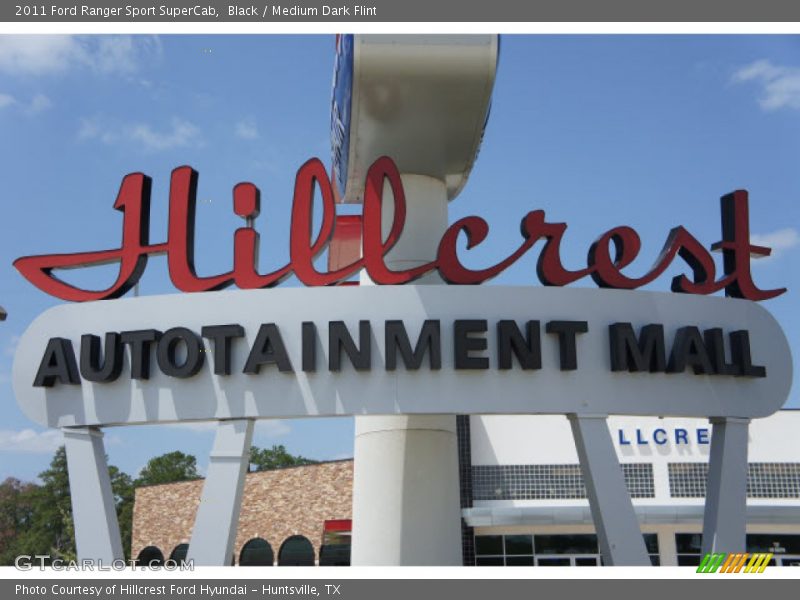 Black / Medium Dark Flint 2011 Ford Ranger Sport SuperCab