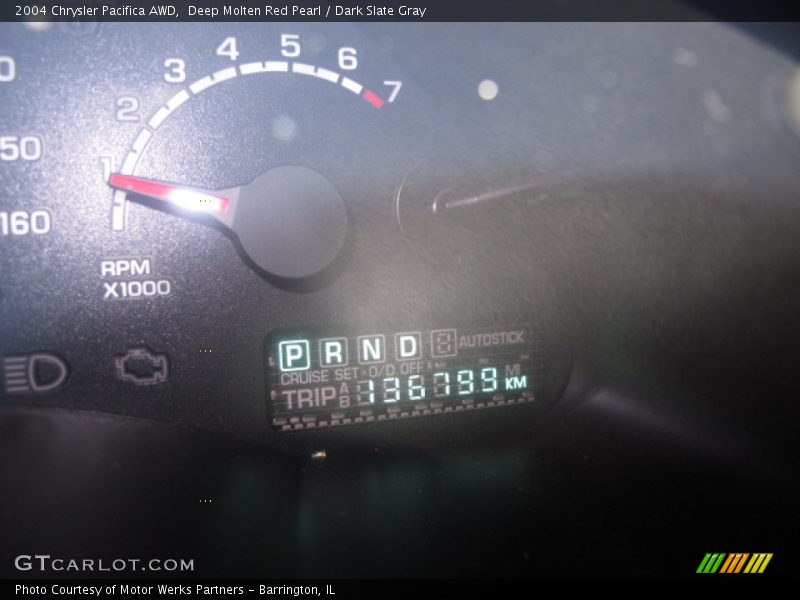 Deep Molten Red Pearl / Dark Slate Gray 2004 Chrysler Pacifica AWD