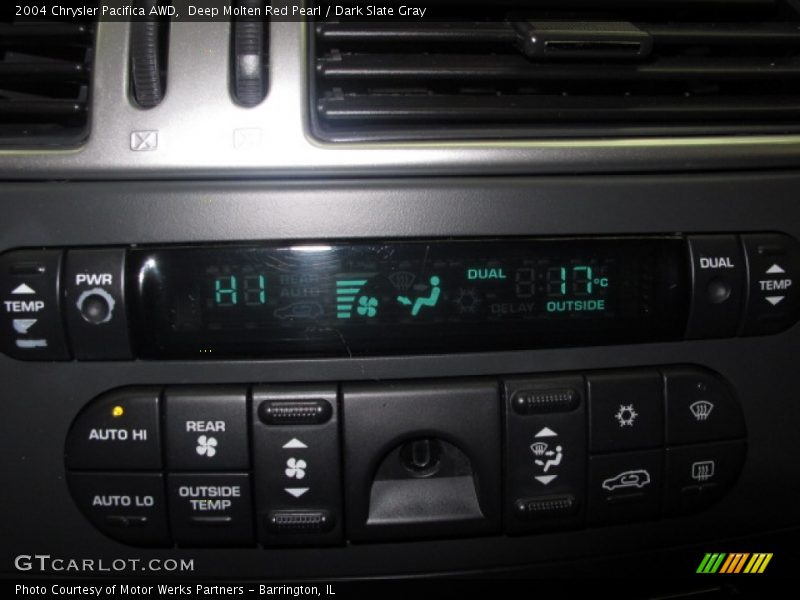 Deep Molten Red Pearl / Dark Slate Gray 2004 Chrysler Pacifica AWD
