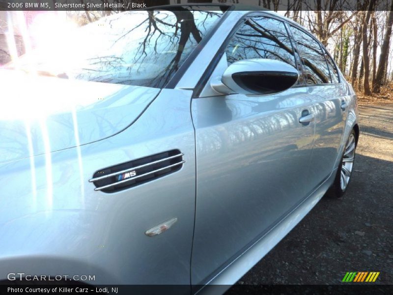Silverstone Silver Metallic / Black 2006 BMW M5