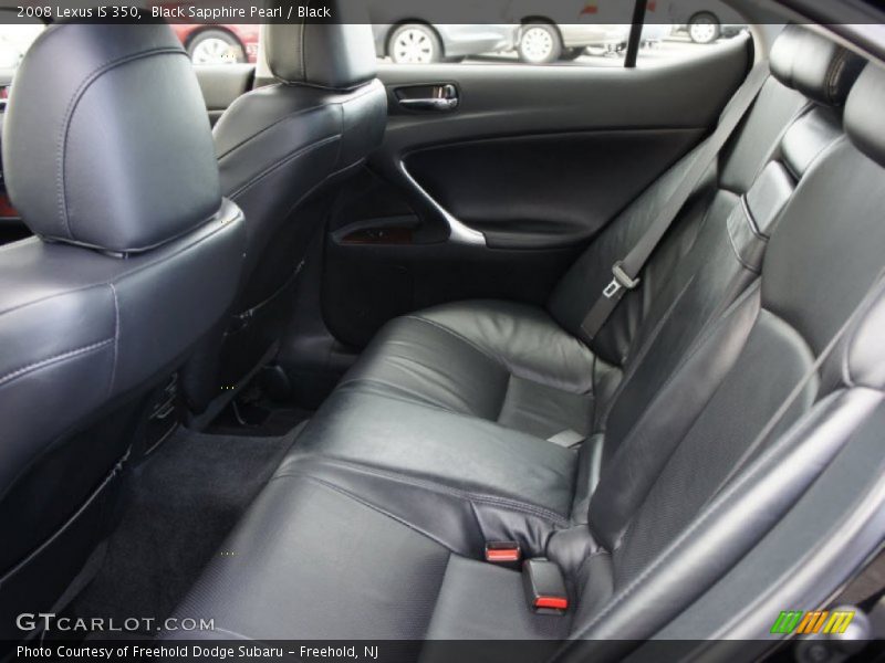 Black Sapphire Pearl / Black 2008 Lexus IS 350