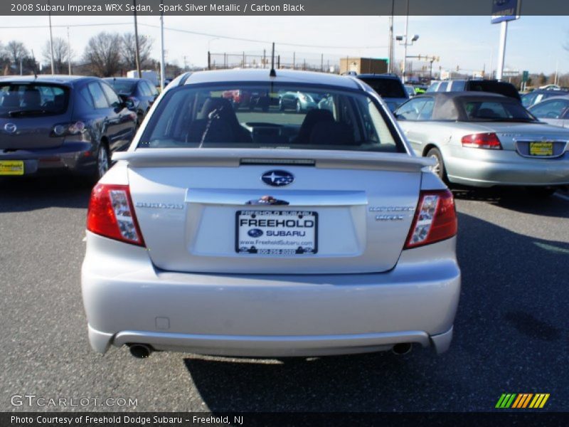 Spark Silver Metallic / Carbon Black 2008 Subaru Impreza WRX Sedan