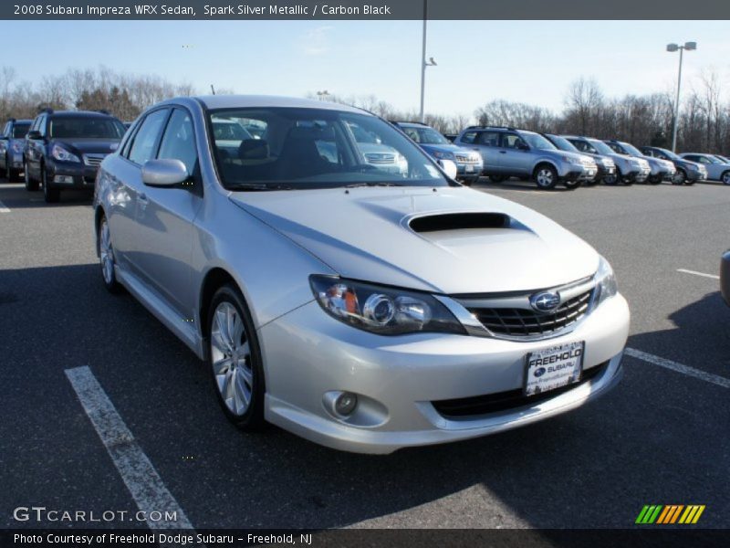 Spark Silver Metallic / Carbon Black 2008 Subaru Impreza WRX Sedan