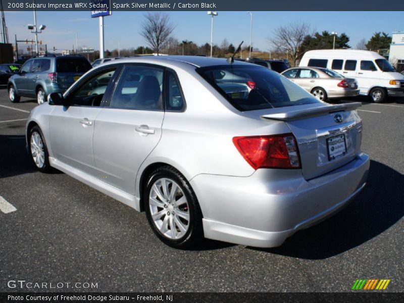 Spark Silver Metallic / Carbon Black 2008 Subaru Impreza WRX Sedan