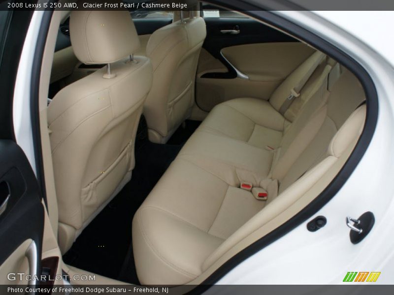 Glacier Frost Pearl / Cashmere Beige 2008 Lexus IS 250 AWD