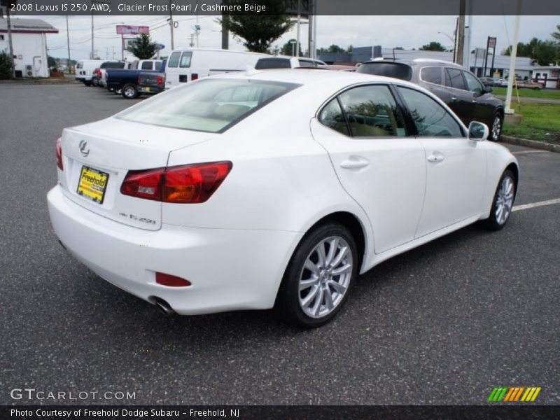 Glacier Frost Pearl / Cashmere Beige 2008 Lexus IS 250 AWD