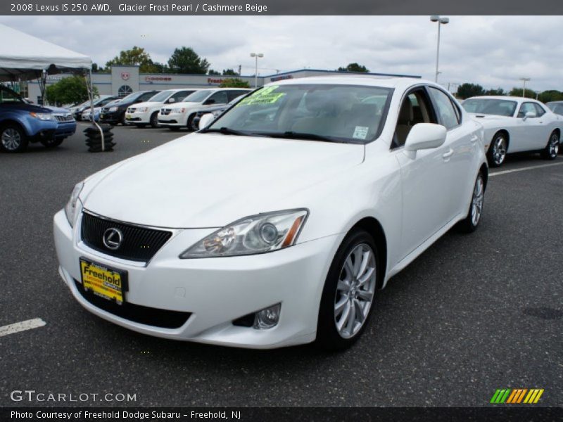 Glacier Frost Pearl / Cashmere Beige 2008 Lexus IS 250 AWD