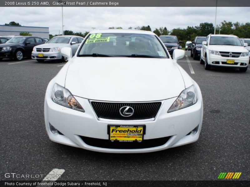 Glacier Frost Pearl / Cashmere Beige 2008 Lexus IS 250 AWD