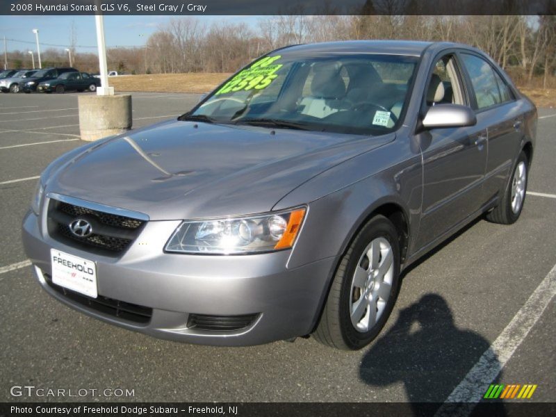 Steel Gray / Gray 2008 Hyundai Sonata GLS V6
