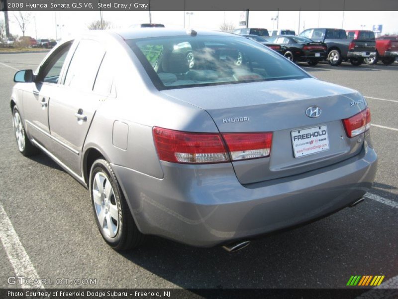 Steel Gray / Gray 2008 Hyundai Sonata GLS V6