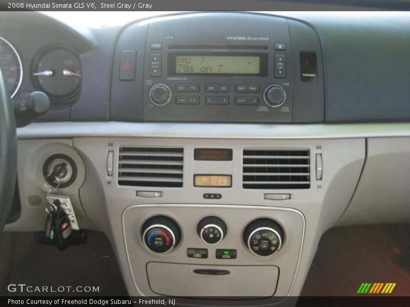 Steel Gray / Gray 2008 Hyundai Sonata GLS V6