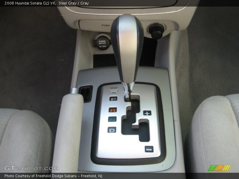 Steel Gray / Gray 2008 Hyundai Sonata GLS V6