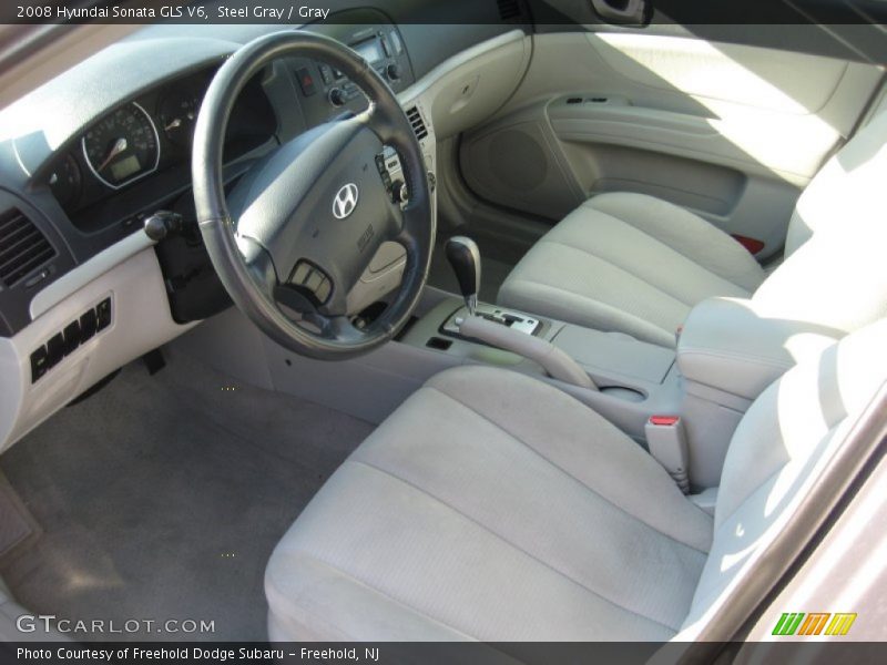 Steel Gray / Gray 2008 Hyundai Sonata GLS V6