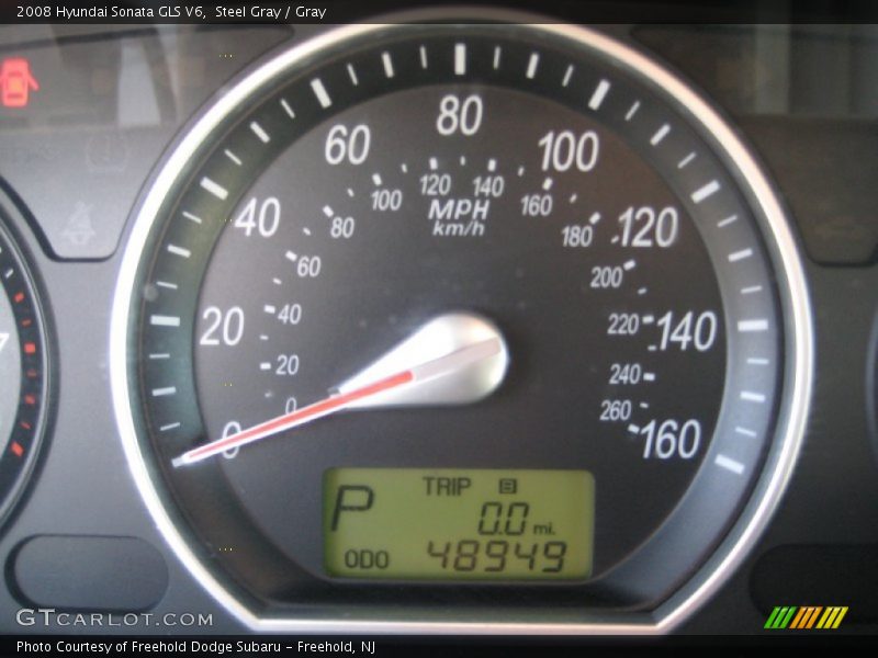 Steel Gray / Gray 2008 Hyundai Sonata GLS V6