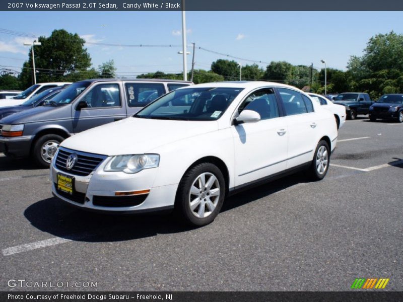 Candy White / Black 2007 Volkswagen Passat 2.0T Sedan