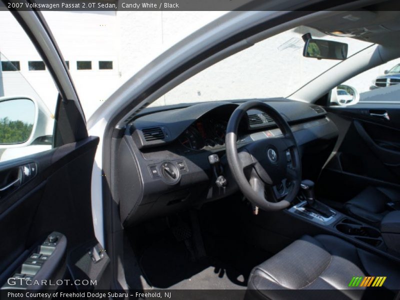 Candy White / Black 2007 Volkswagen Passat 2.0T Sedan