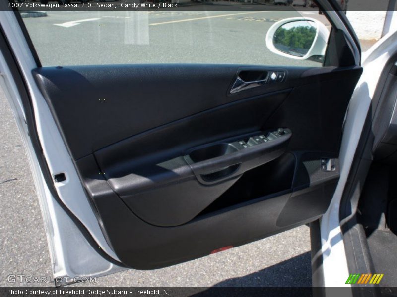 Candy White / Black 2007 Volkswagen Passat 2.0T Sedan