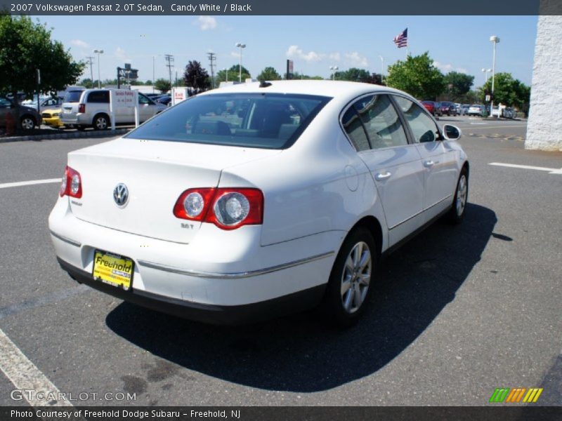 Candy White / Black 2007 Volkswagen Passat 2.0T Sedan