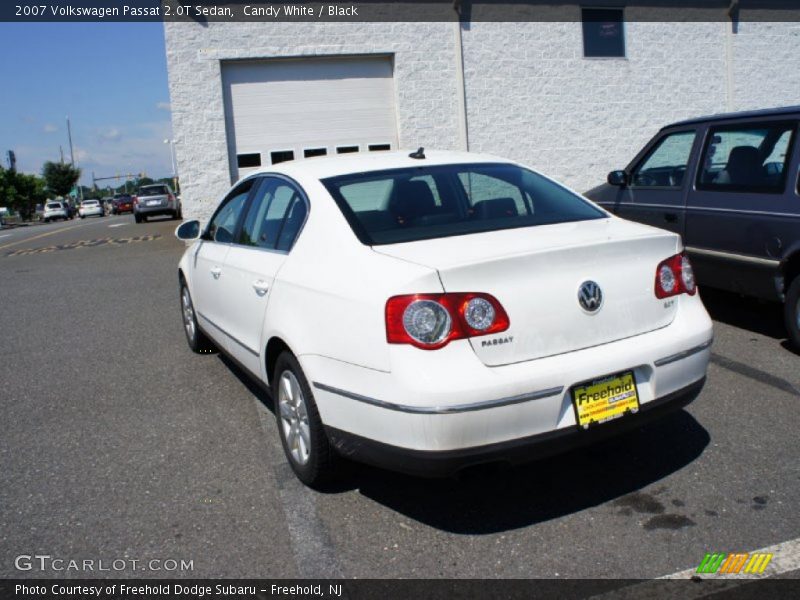 Candy White / Black 2007 Volkswagen Passat 2.0T Sedan