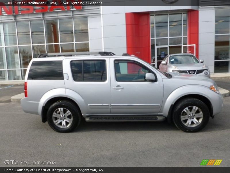 Silver Lightning / Graphite 2008 Nissan Pathfinder LE 4x4