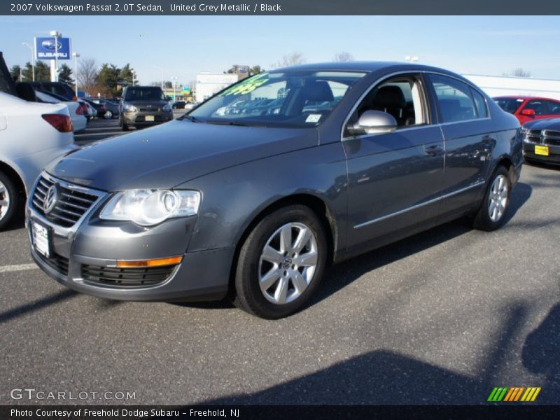 United Grey Metallic / Black 2007 Volkswagen Passat 2.0T Sedan