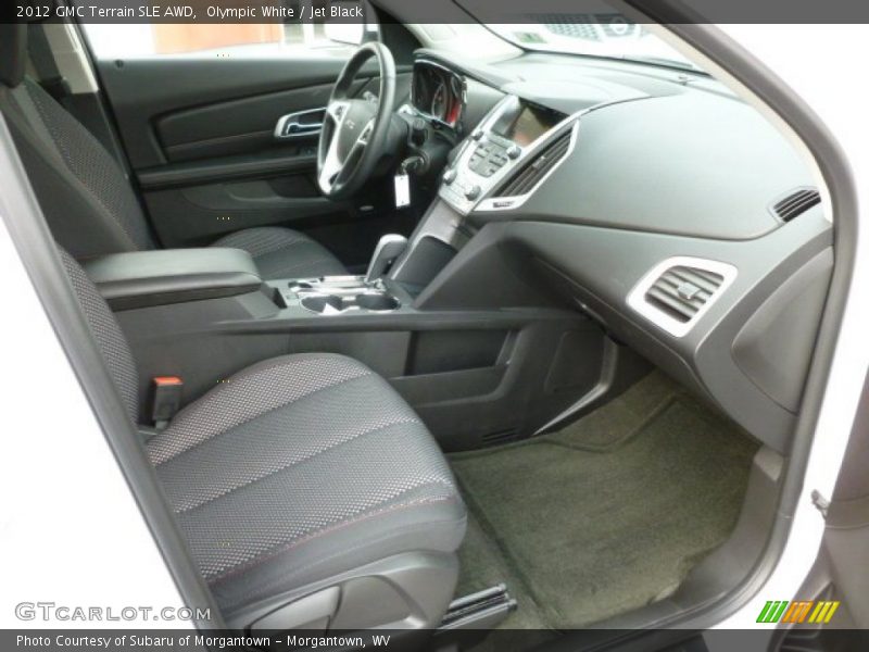 Olympic White / Jet Black 2012 GMC Terrain SLE AWD