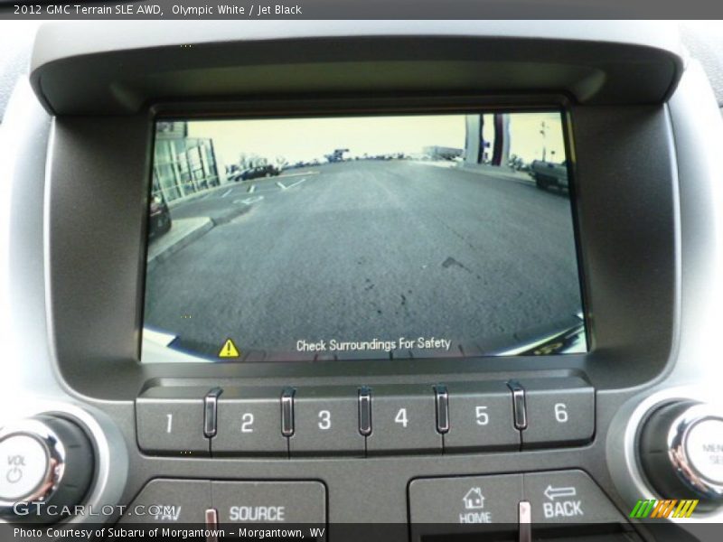 Olympic White / Jet Black 2012 GMC Terrain SLE AWD