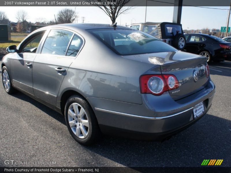 United Grey Metallic / Black 2007 Volkswagen Passat 2.0T Sedan