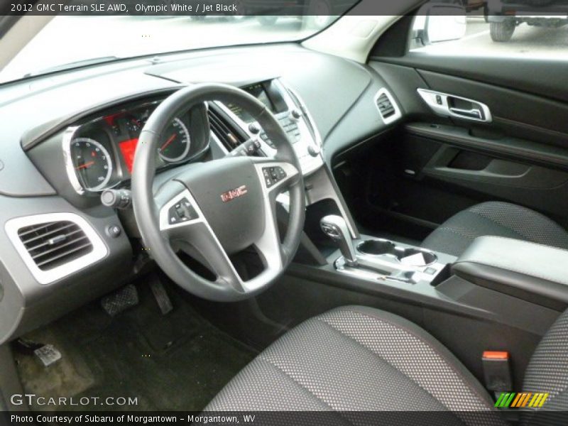 Olympic White / Jet Black 2012 GMC Terrain SLE AWD