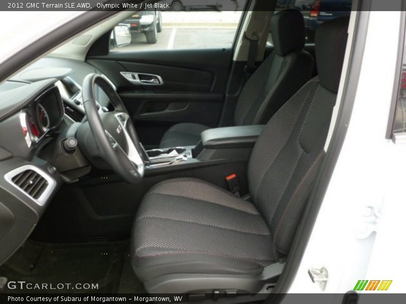 Olympic White / Jet Black 2012 GMC Terrain SLE AWD