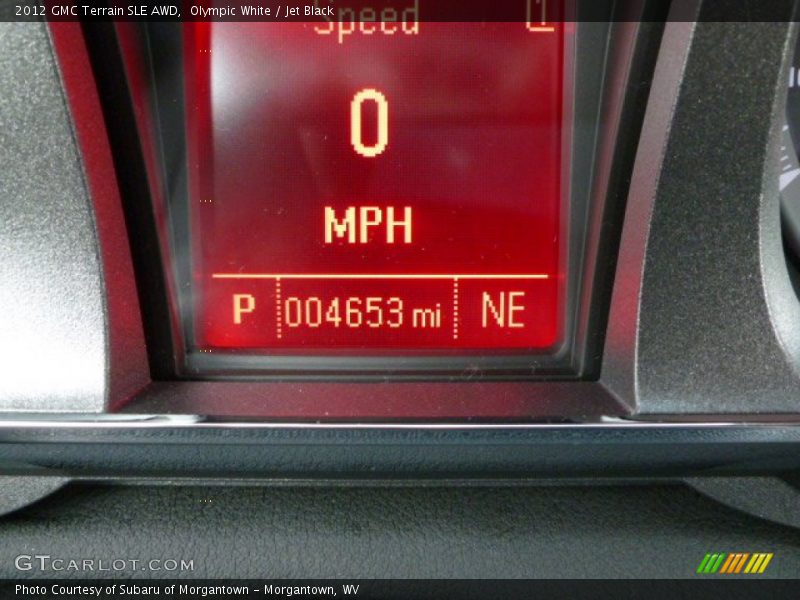 Olympic White / Jet Black 2012 GMC Terrain SLE AWD