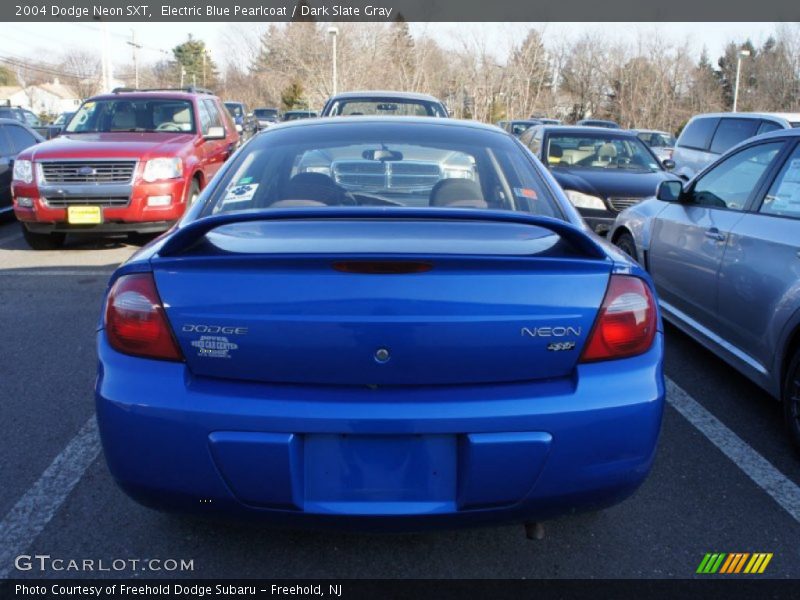 Electric Blue Pearlcoat / Dark Slate Gray 2004 Dodge Neon SXT