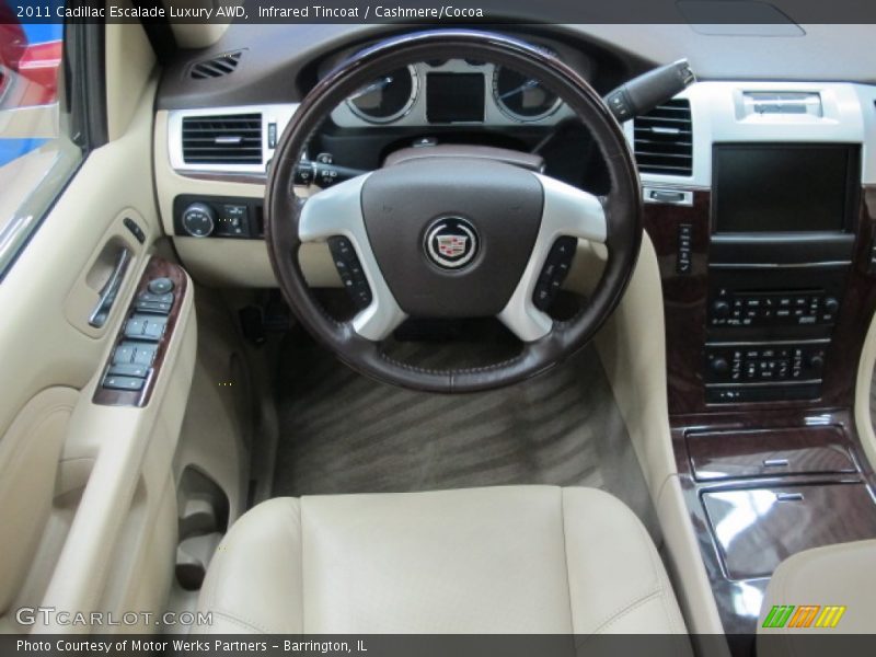 Infrared Tincoat / Cashmere/Cocoa 2011 Cadillac Escalade Luxury AWD